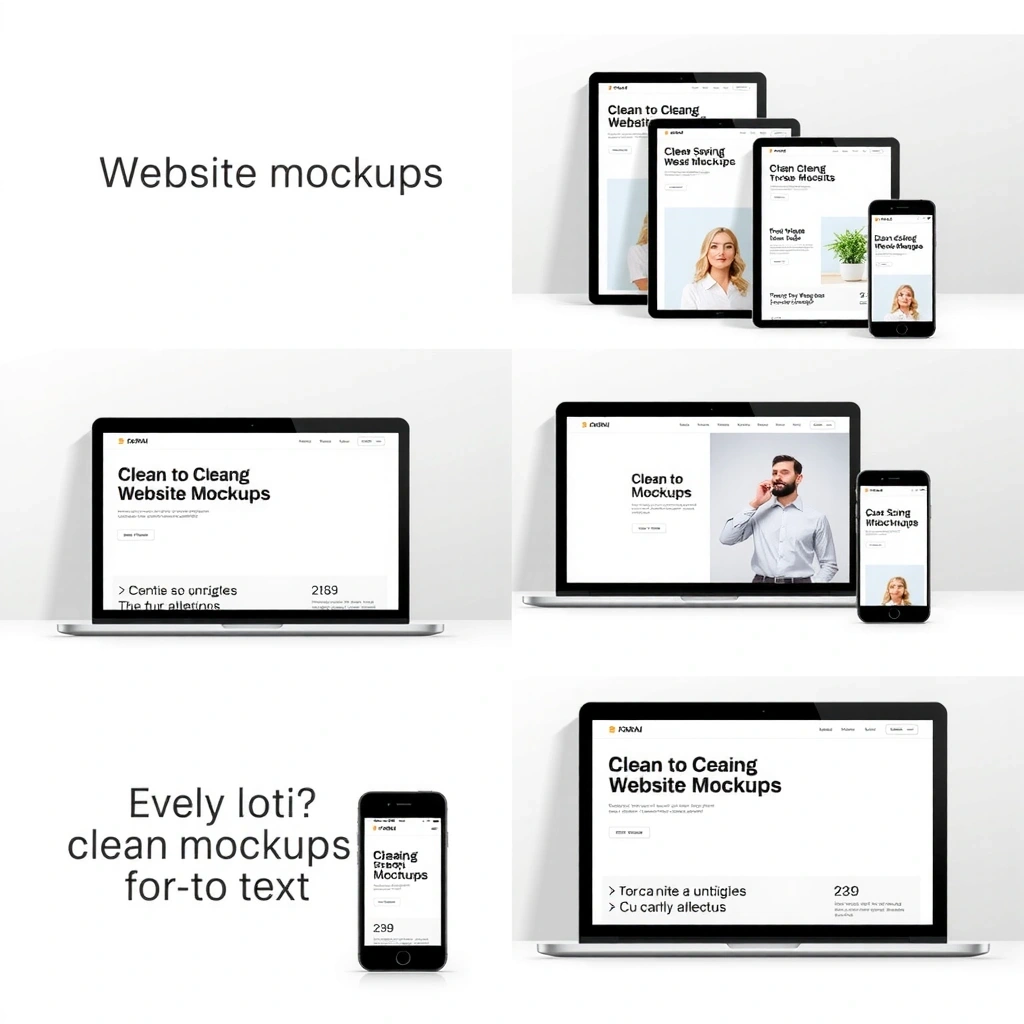 Showcase of clean, minimal website designs